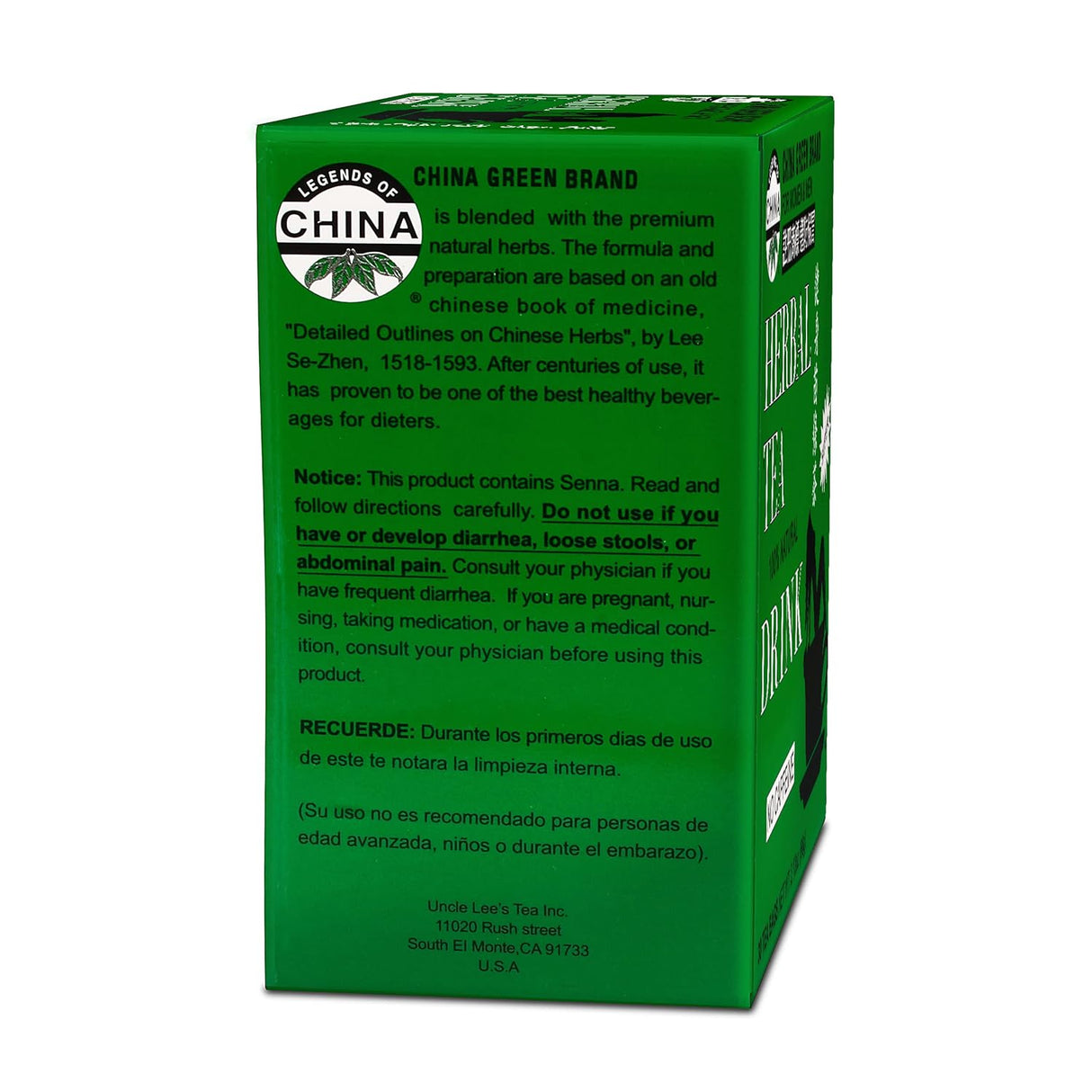 Té desintoxicante con Senna para alivio del estreñimiento