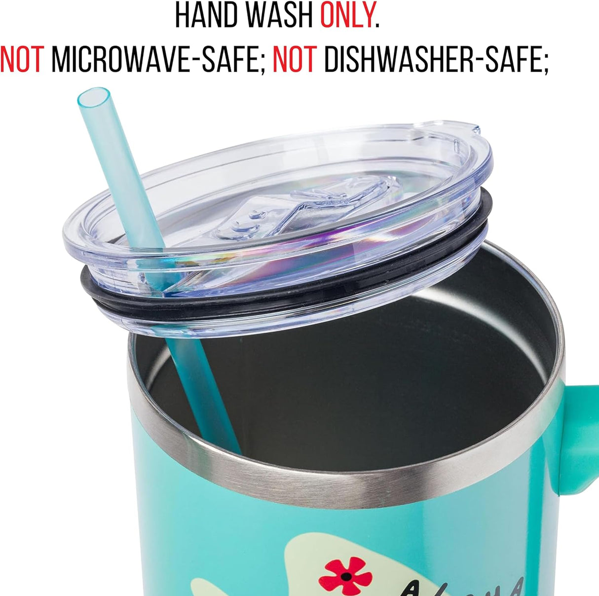 Vaso de Acero Inoxidable Silver Buffalo Aloha No Bad Days 40 oz