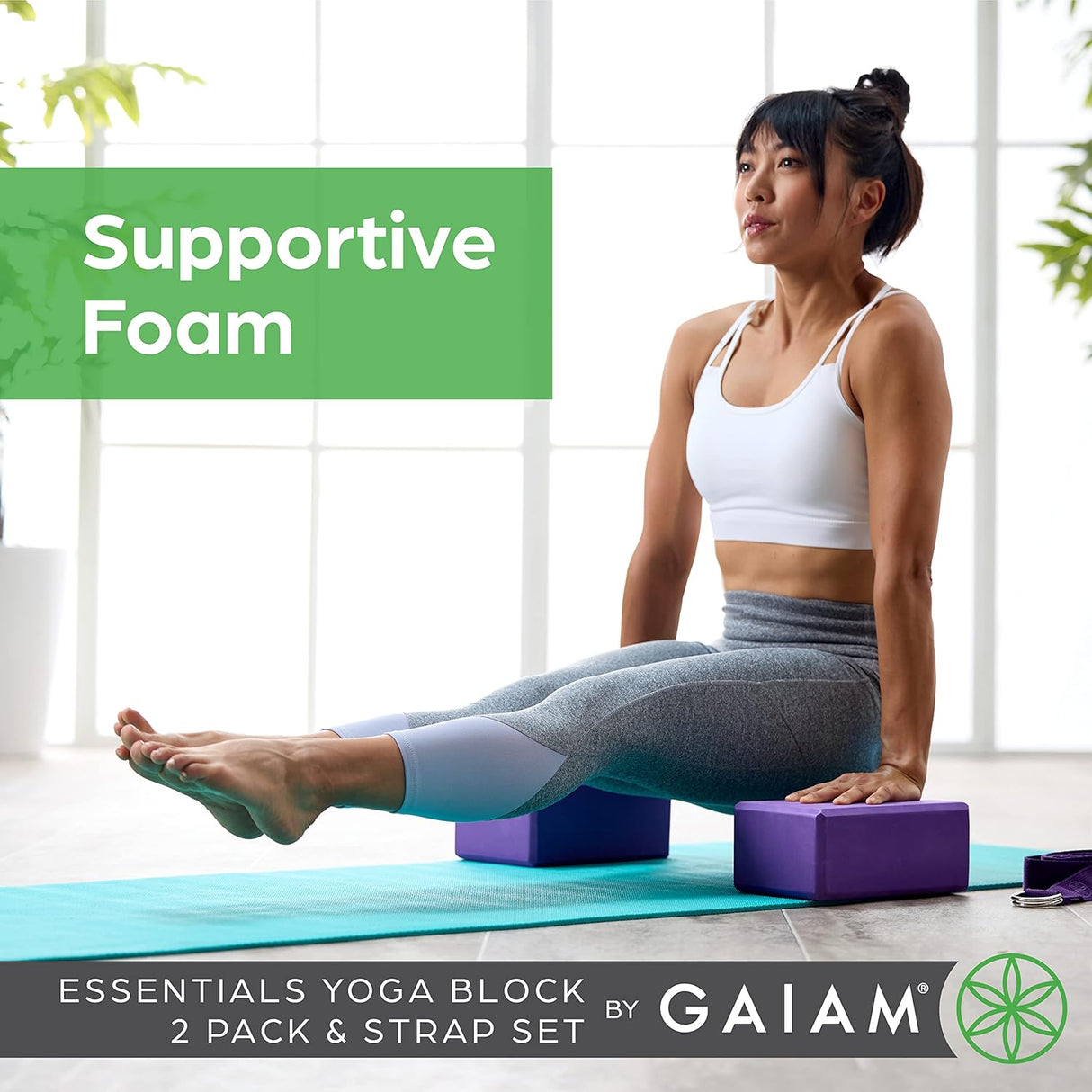 Bloque Yoga Gaiam Eva Antideslizante Soporte