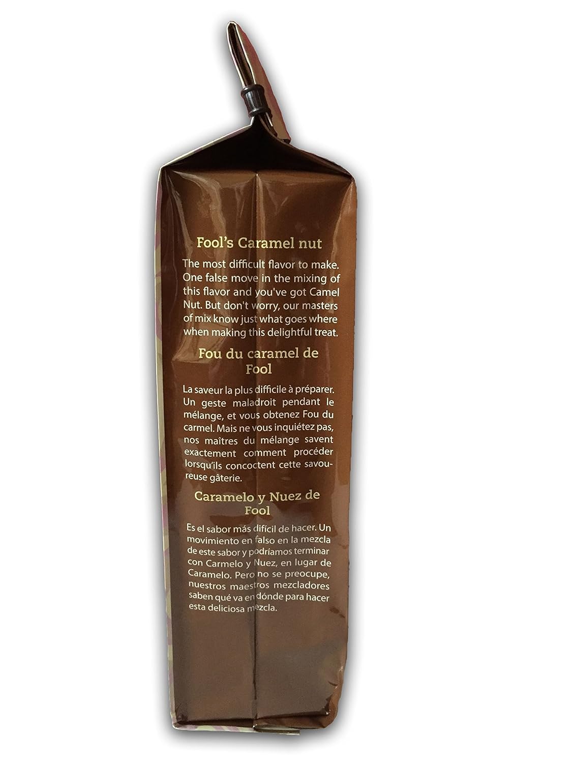 Café Decaf Caramelo y Nueces de Coffee Fool - Molido Grueso