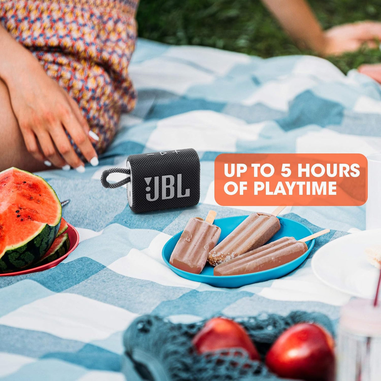 JBL Go 3: Altavoz portátil, Bluetooth, impermeable - JBLGO3