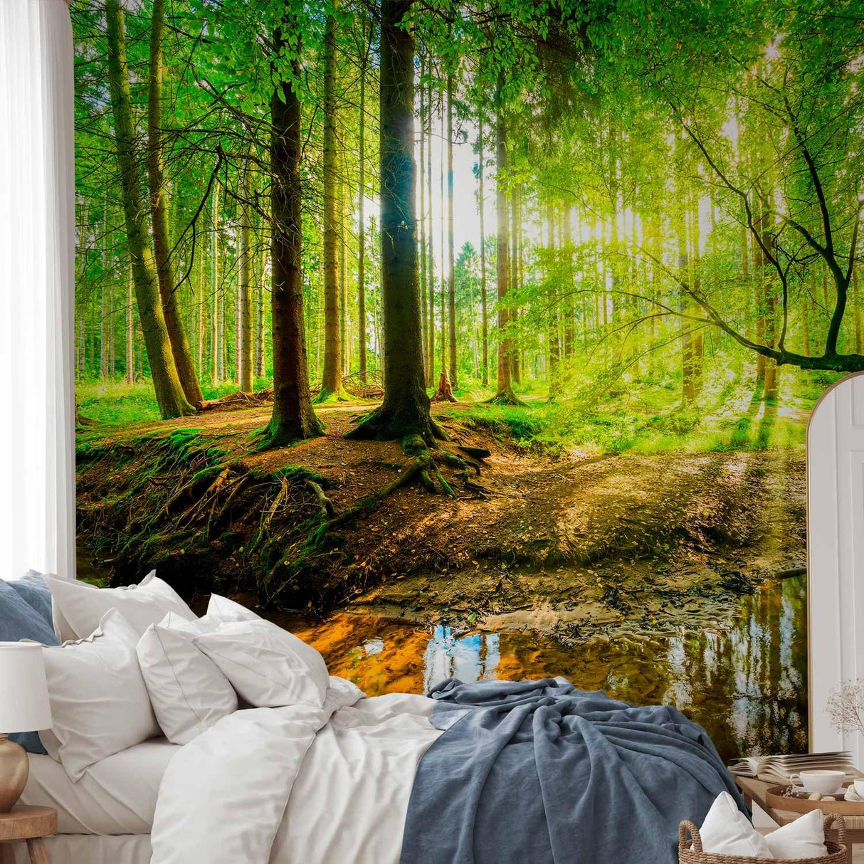 Mural Autoadhesivo Artgeist Bosque 116x83 in c-B-0241-a-a