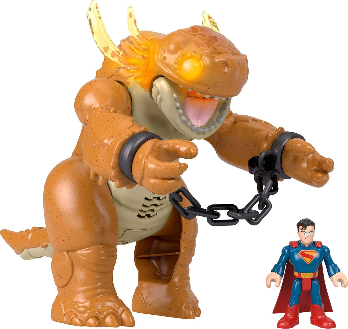 Superman Imaginext Fisher-Price con luces sonidos y figura de 3