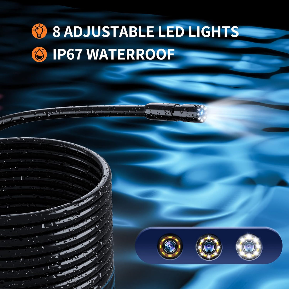 Camara endoscopio HD 1080P