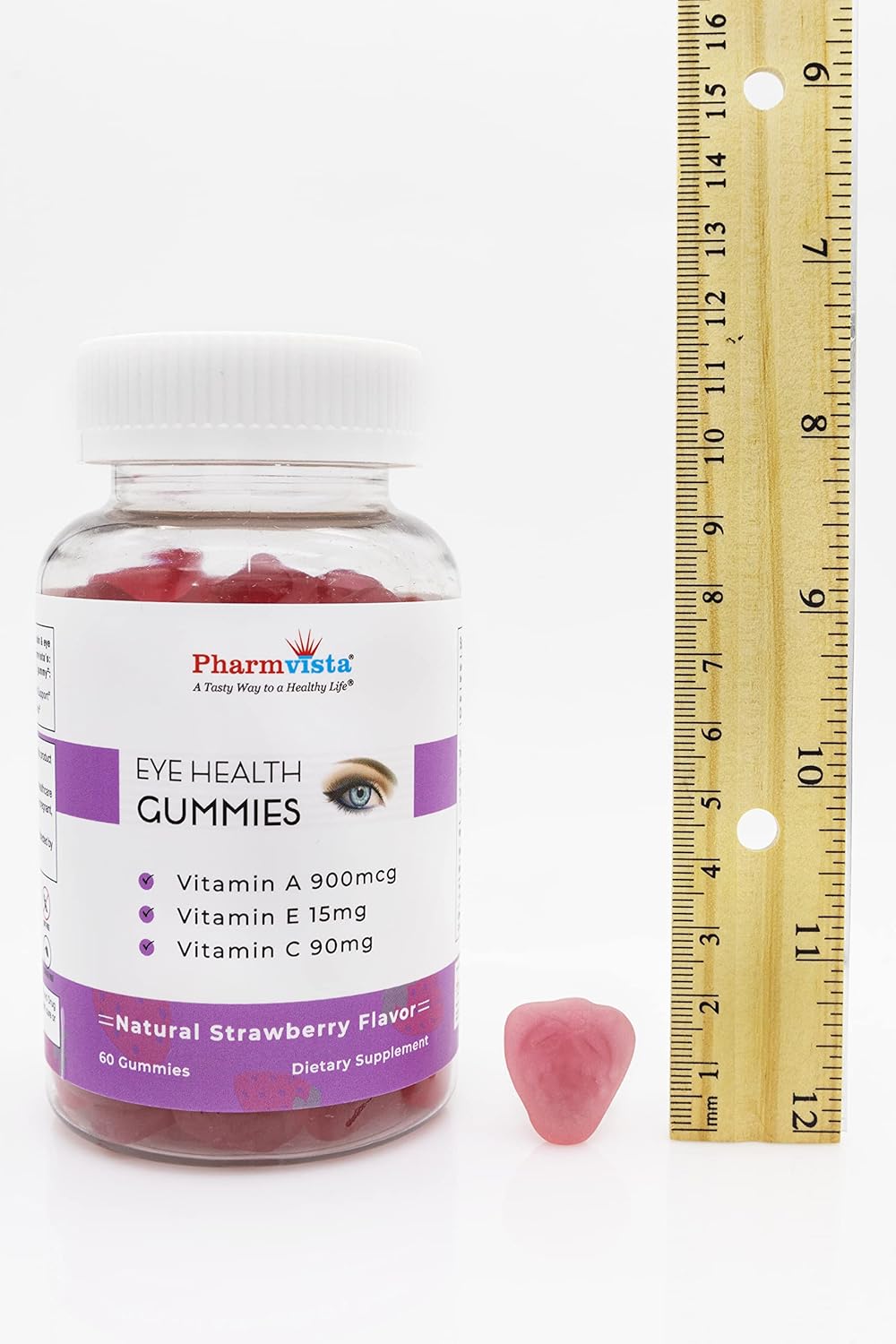 Suplemento Gomitas de apoyo para la salud ocular vegano 60u