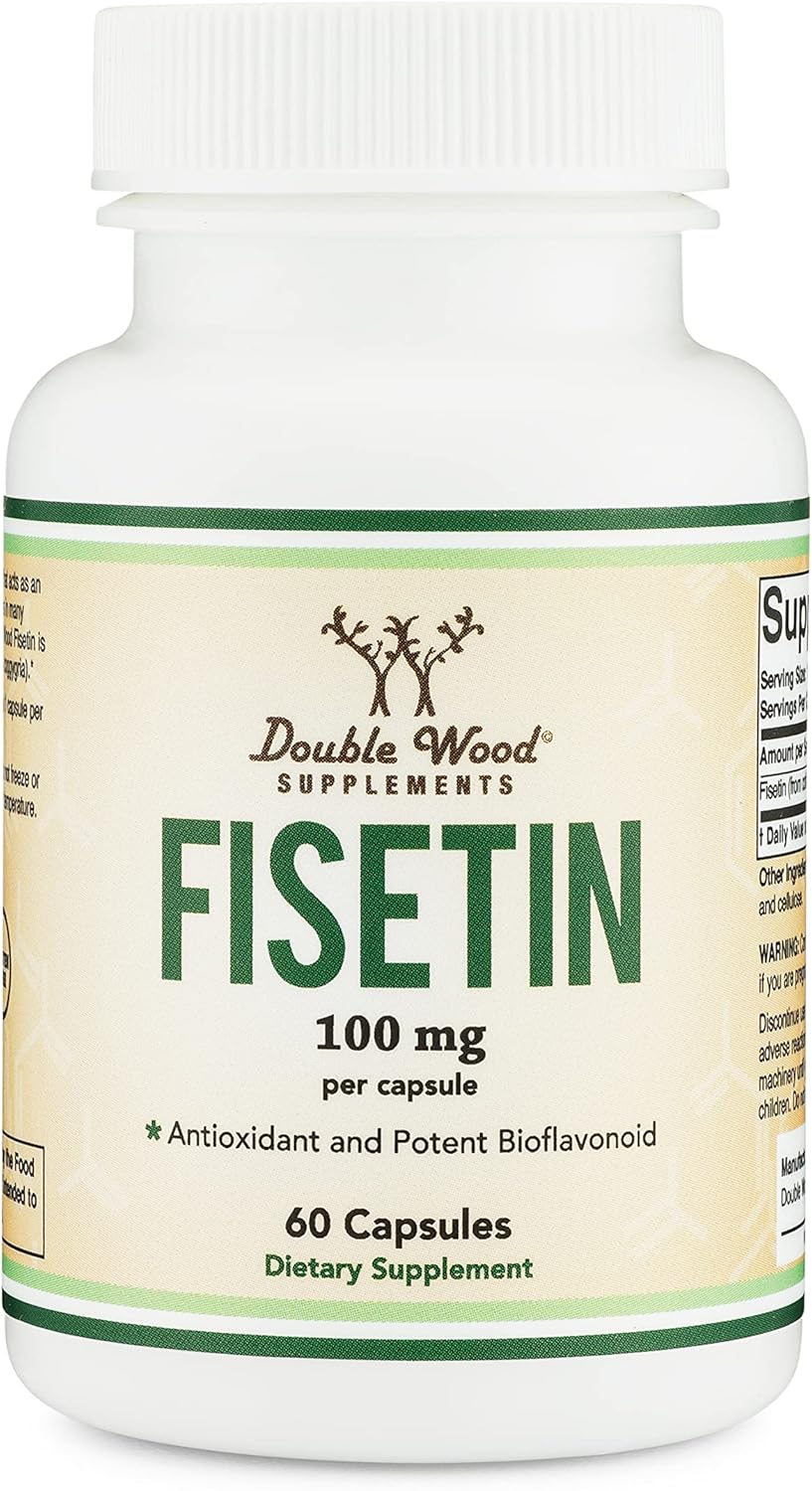 Suplemento de fisetina 100 mg de flavnonoles bioactivos