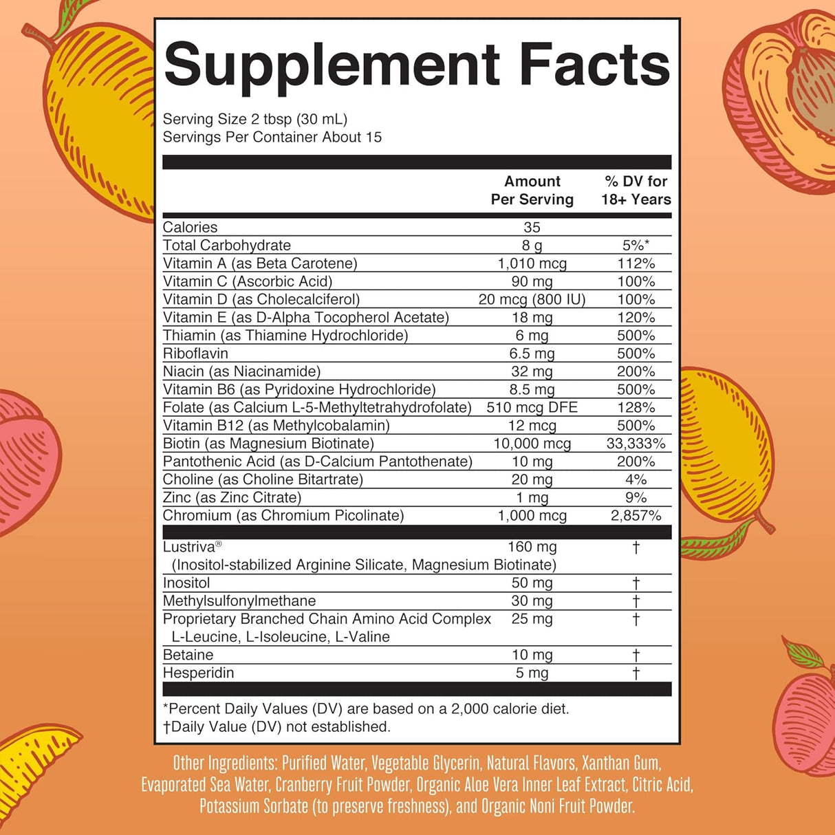 Multivitamínico Líquido MaryRuth's + Lustriva para Mujeres 15.22 oz