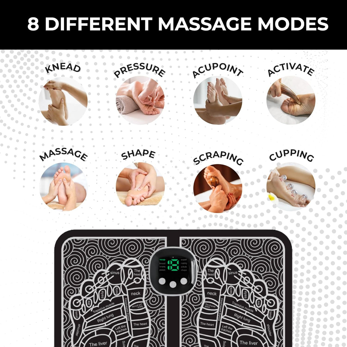Masajeador de Pies para Neuropatía - Alivio y Circulación 3 en 1
