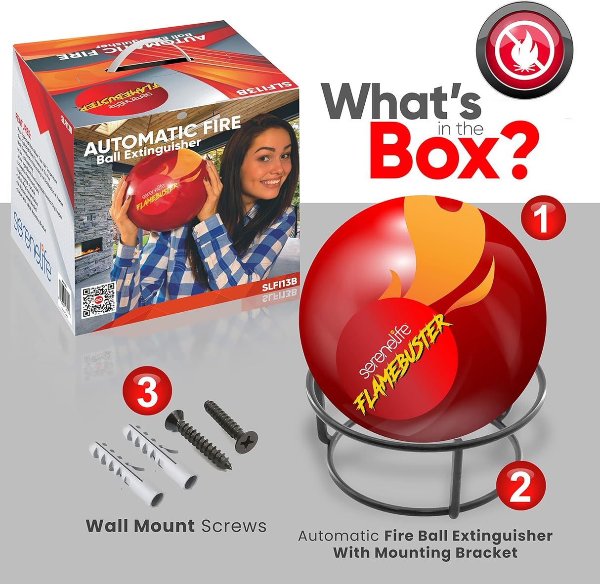 Extintor automático ligero y portátil SERENELIFE SLFI13B