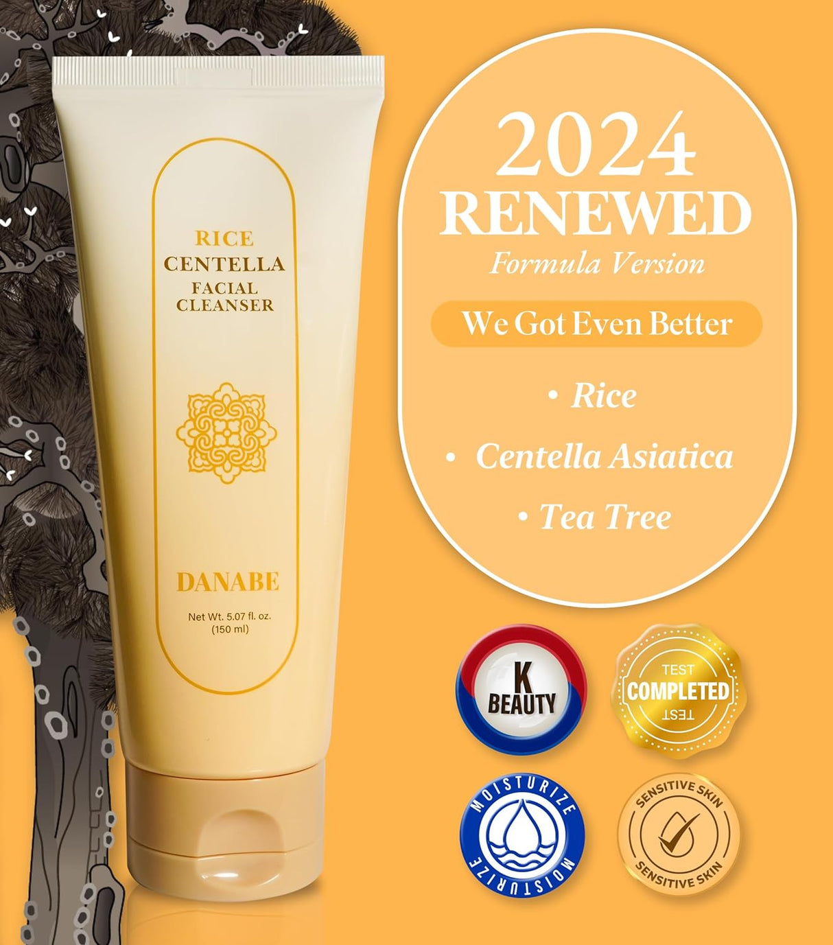 Limpiador Facial Rice Centella - Espuma Limpiadora Suave