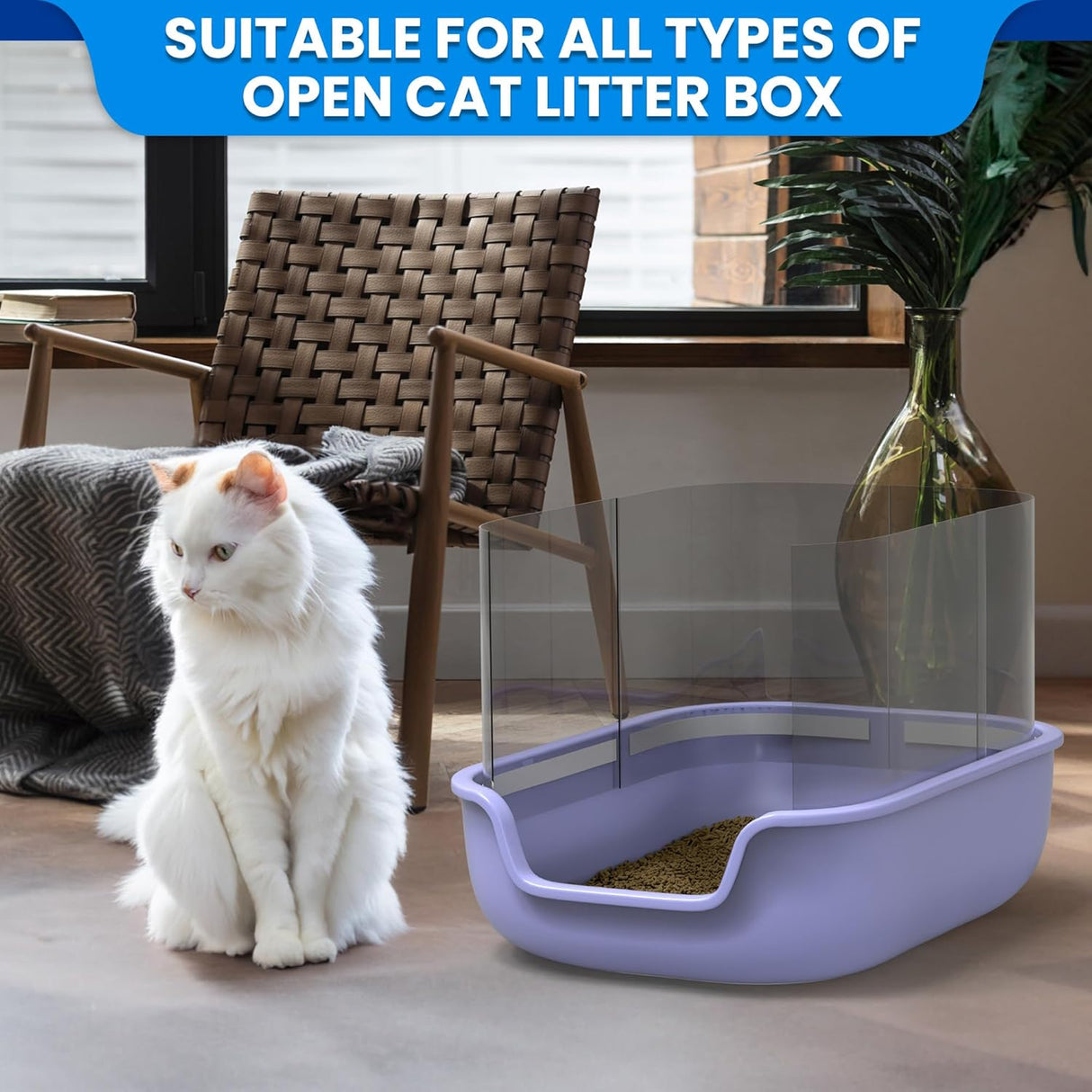 Protectores de orina para caja de arena para gatos SANDPEAK