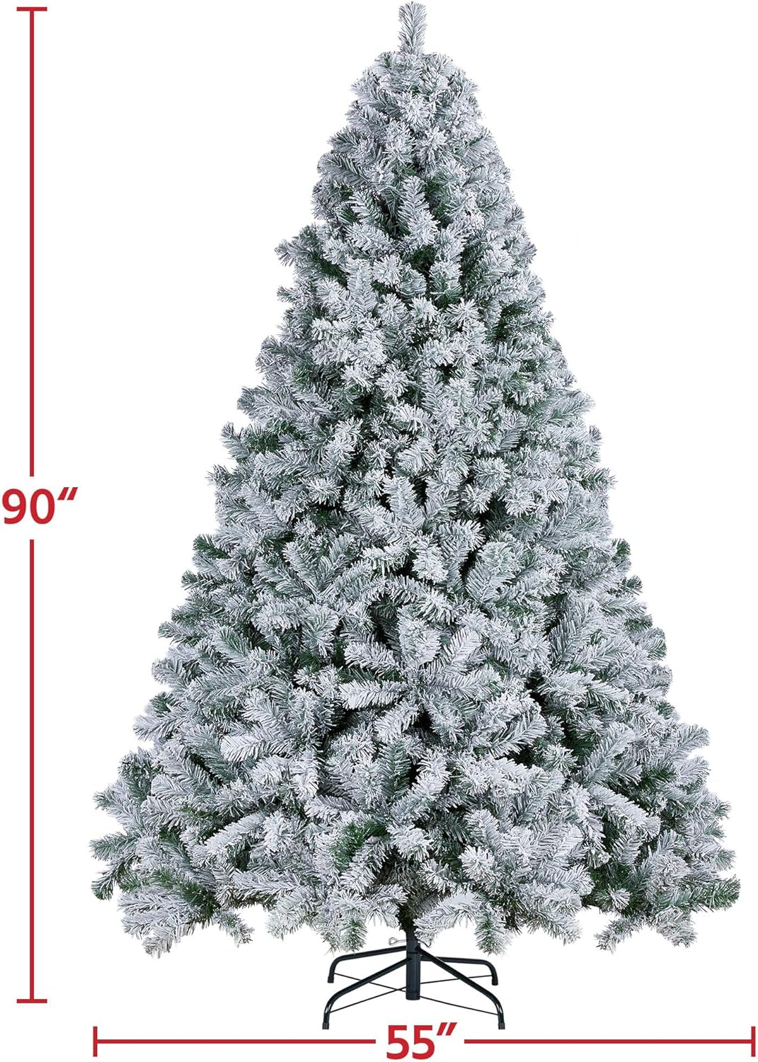 Árbol de Navidad Artificial Yaheetech 7.5ft con 1284 Ramas