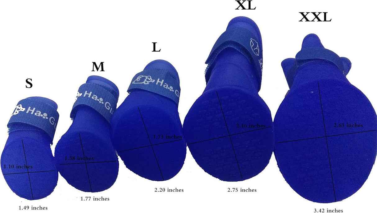 Cdycam Puppy Dogs Candy Colors Anti-Slip Waterproof Rubber Rain Shoes Boots Paws Cover