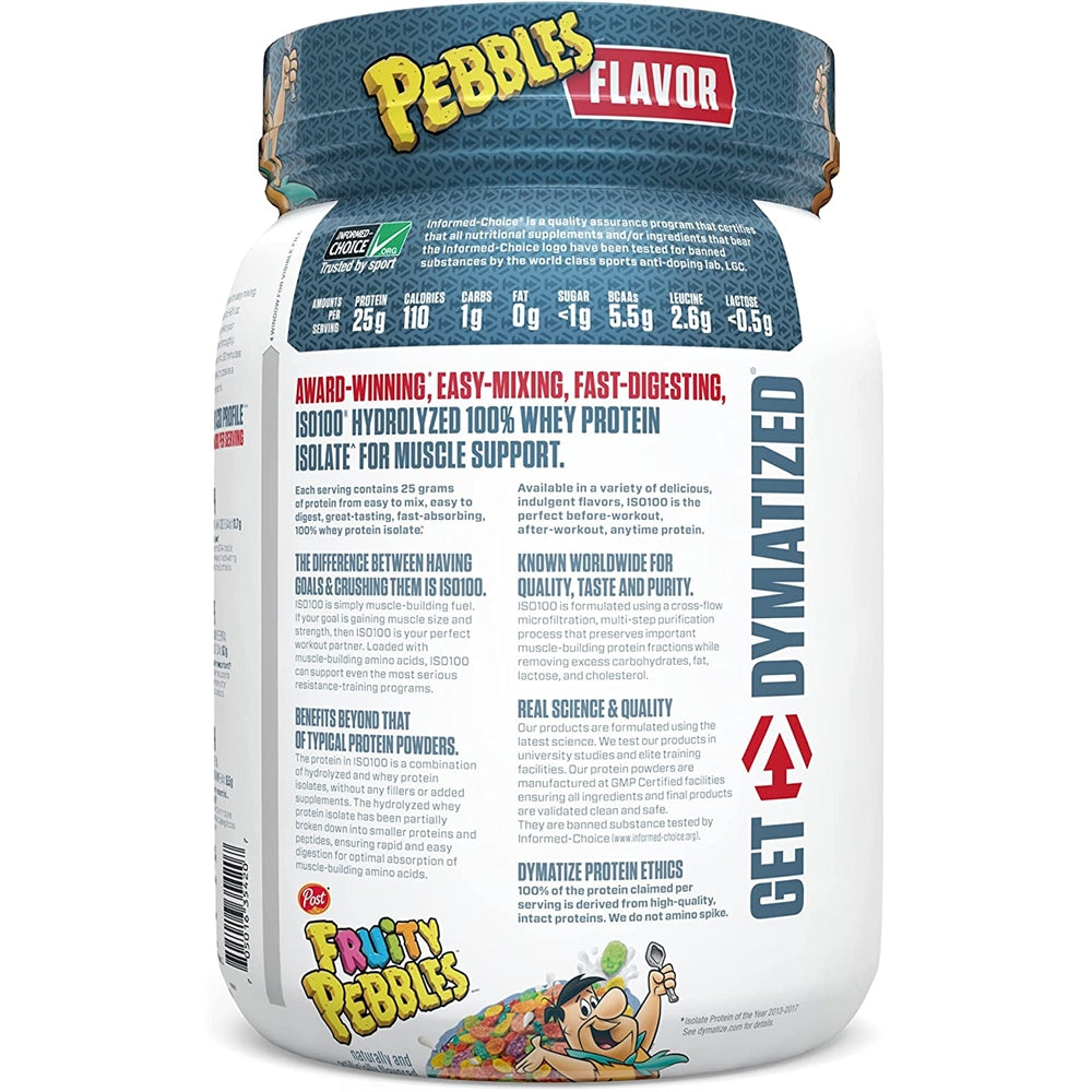 Suplemento ISO100 Proteína hidrolizada en polvo 5.5 g BCAA