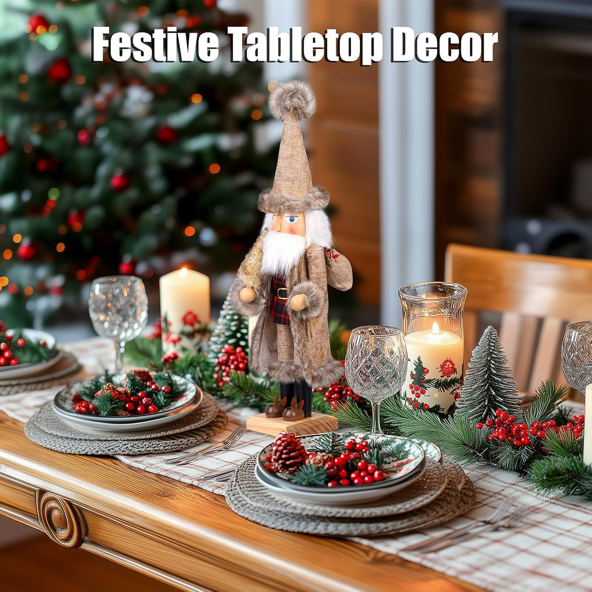 Figuras de Nutcracker de Navidad 15 - Decoración Festiva