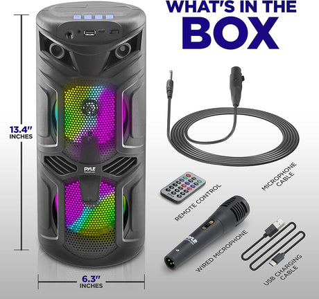Altavoz PA portátil Bluetooth de 200 W PYLE-PRO PPHP2416B