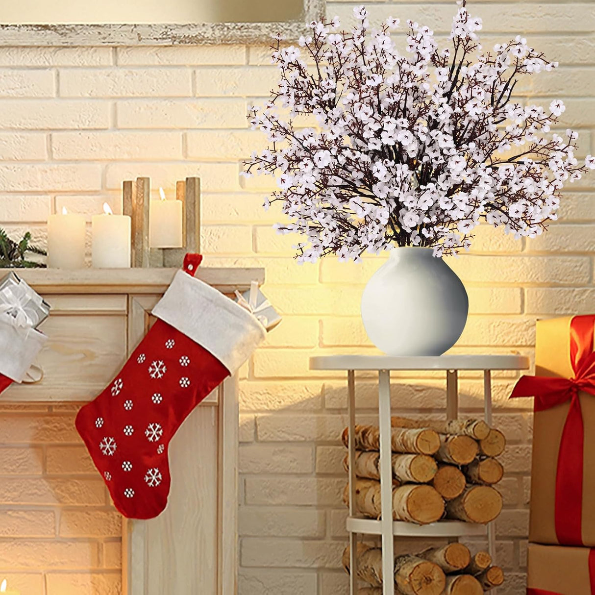 Yastouay Flores Artificiales, 10Pcs Gypsophila para Decoración