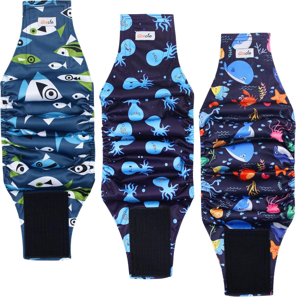 Grecle Pañales prémium para perros machos –Banda lavable