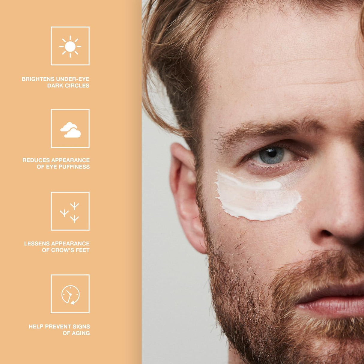 Crema para debajo de los ojos para hombre Hair Craft Co.