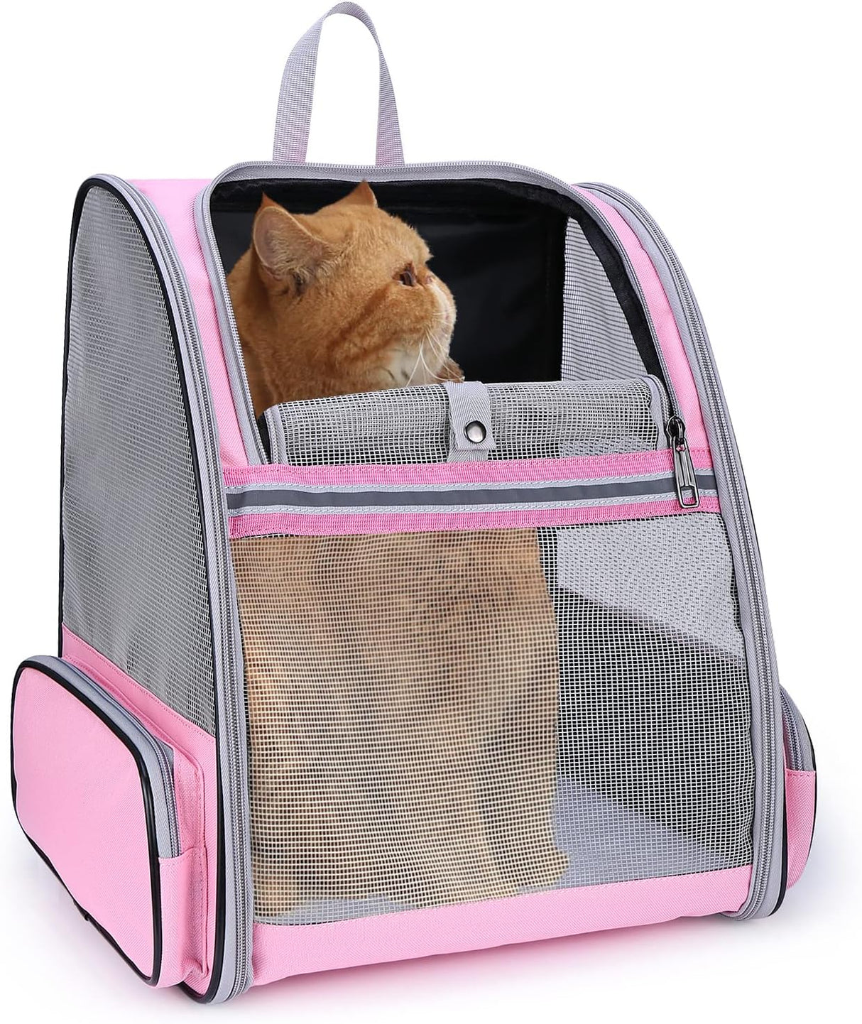 Mochila para mascotas malla totalmente ventilada