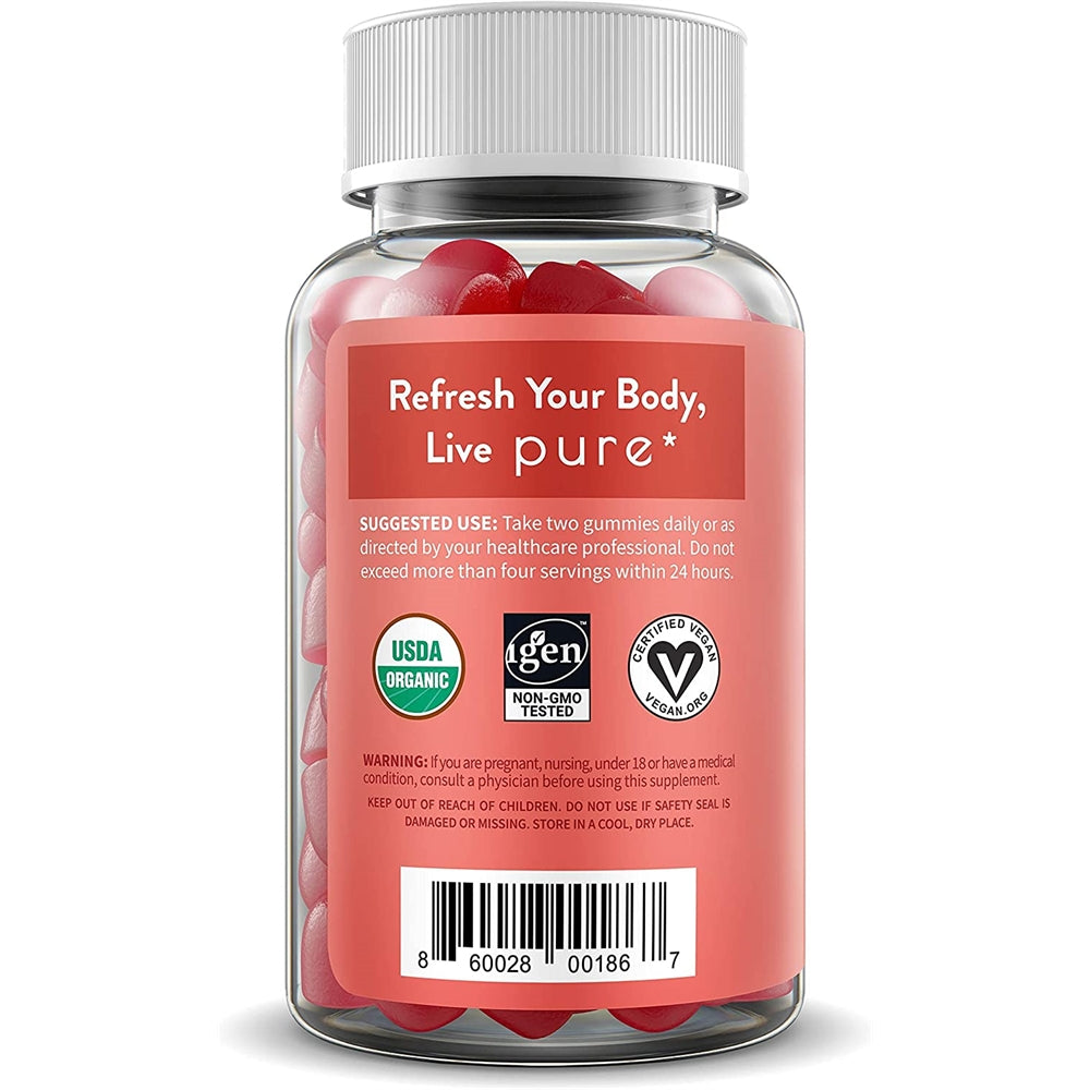 Gomitas de vinagre de sidra de manzana Veganas 60 unidades