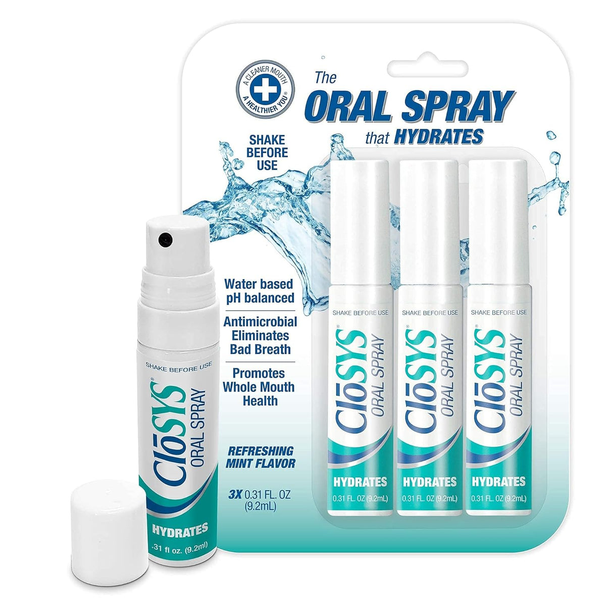 Spray de respiración oral menta combate el mal aliento