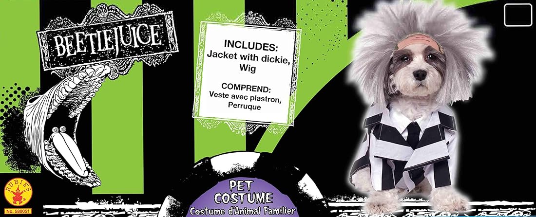 Disfraz de mascota Beetlejuice de Rubie