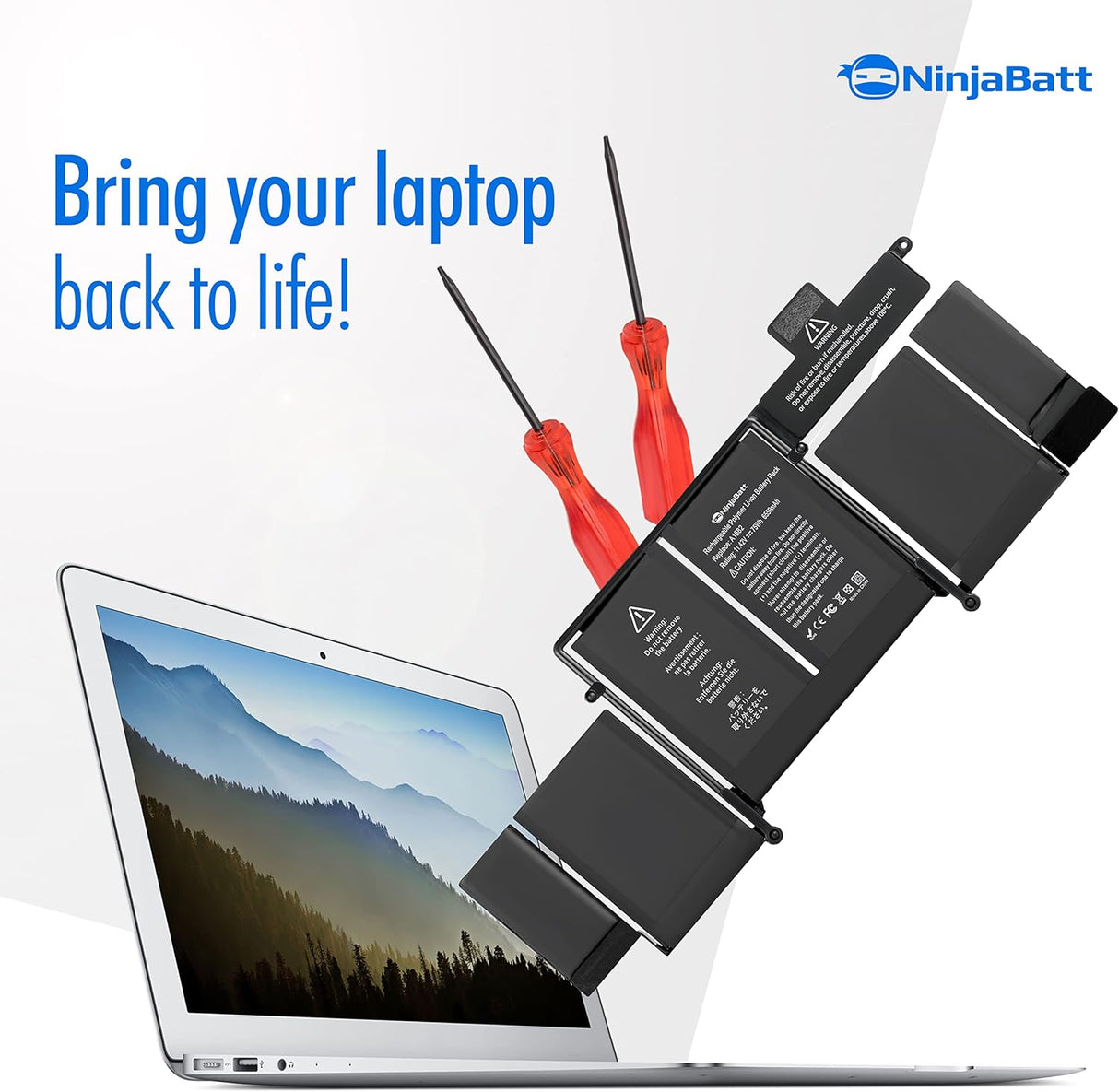 Batería A1502 A1582 para Apple MacBook Pro Retina A1493