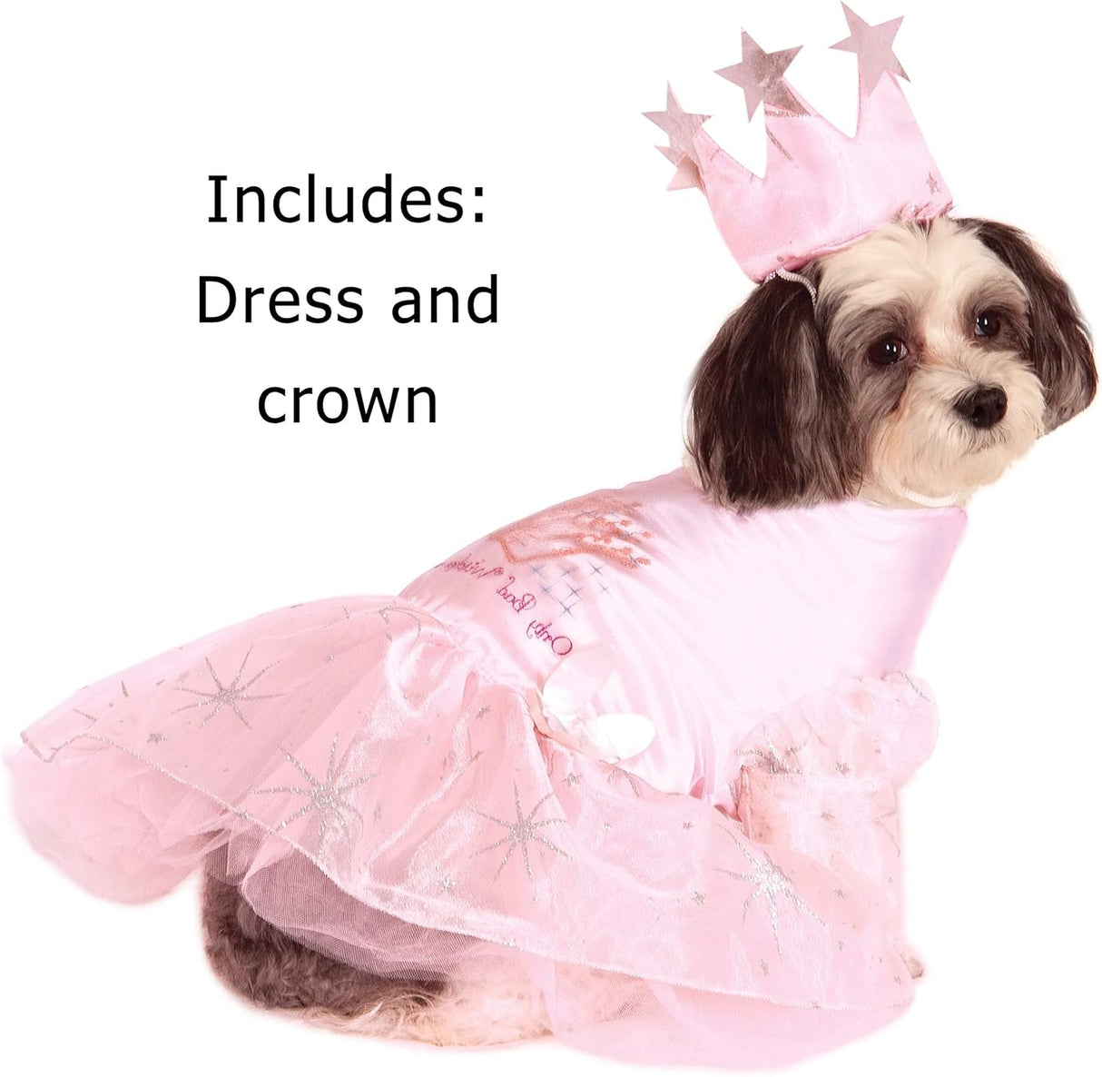 Disfraces del Mago de Oz para mascotas rosa talla XL