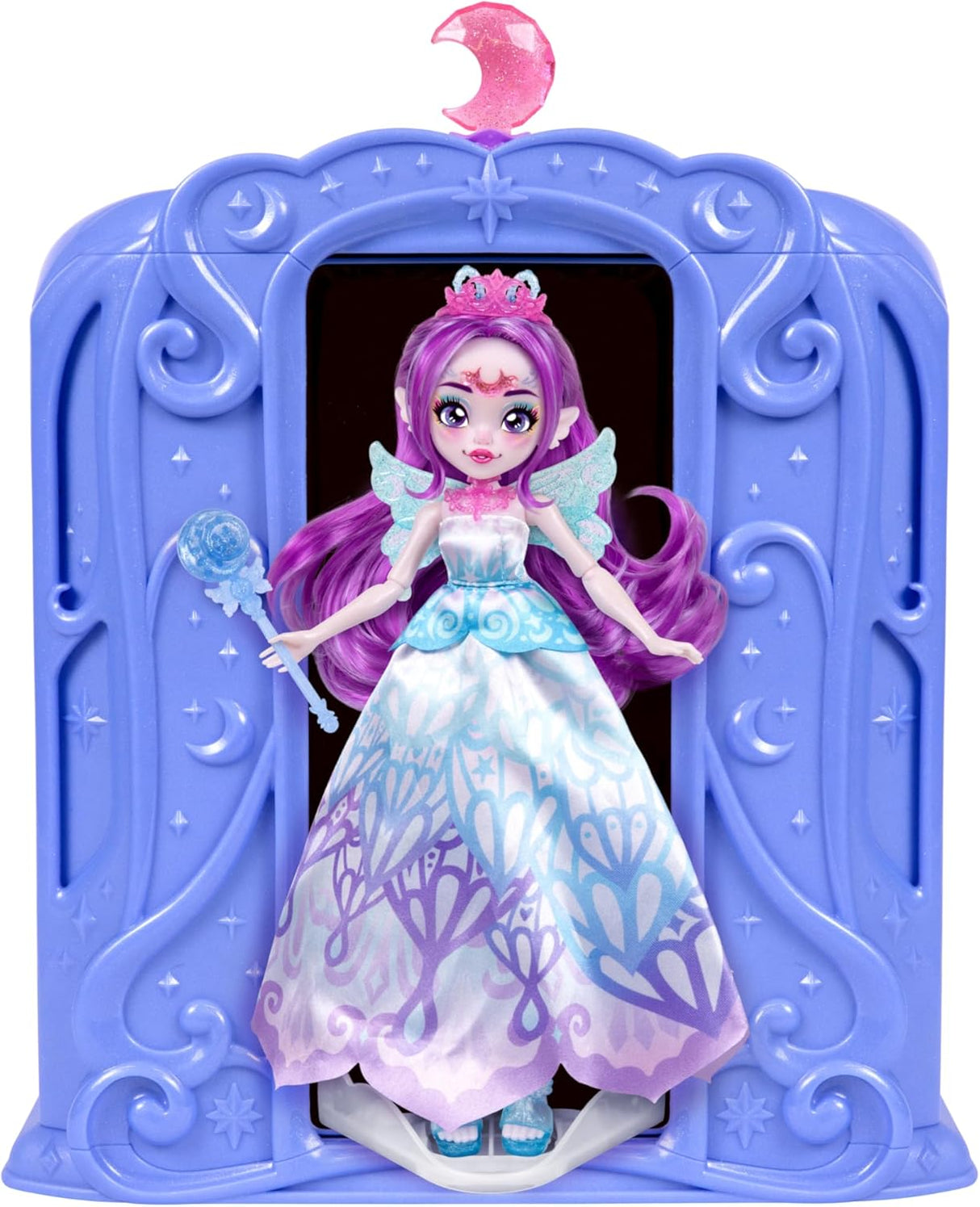 Muñeca Pixie Supreme Magic Mixies, 50+ luces y sonidos, Skylar