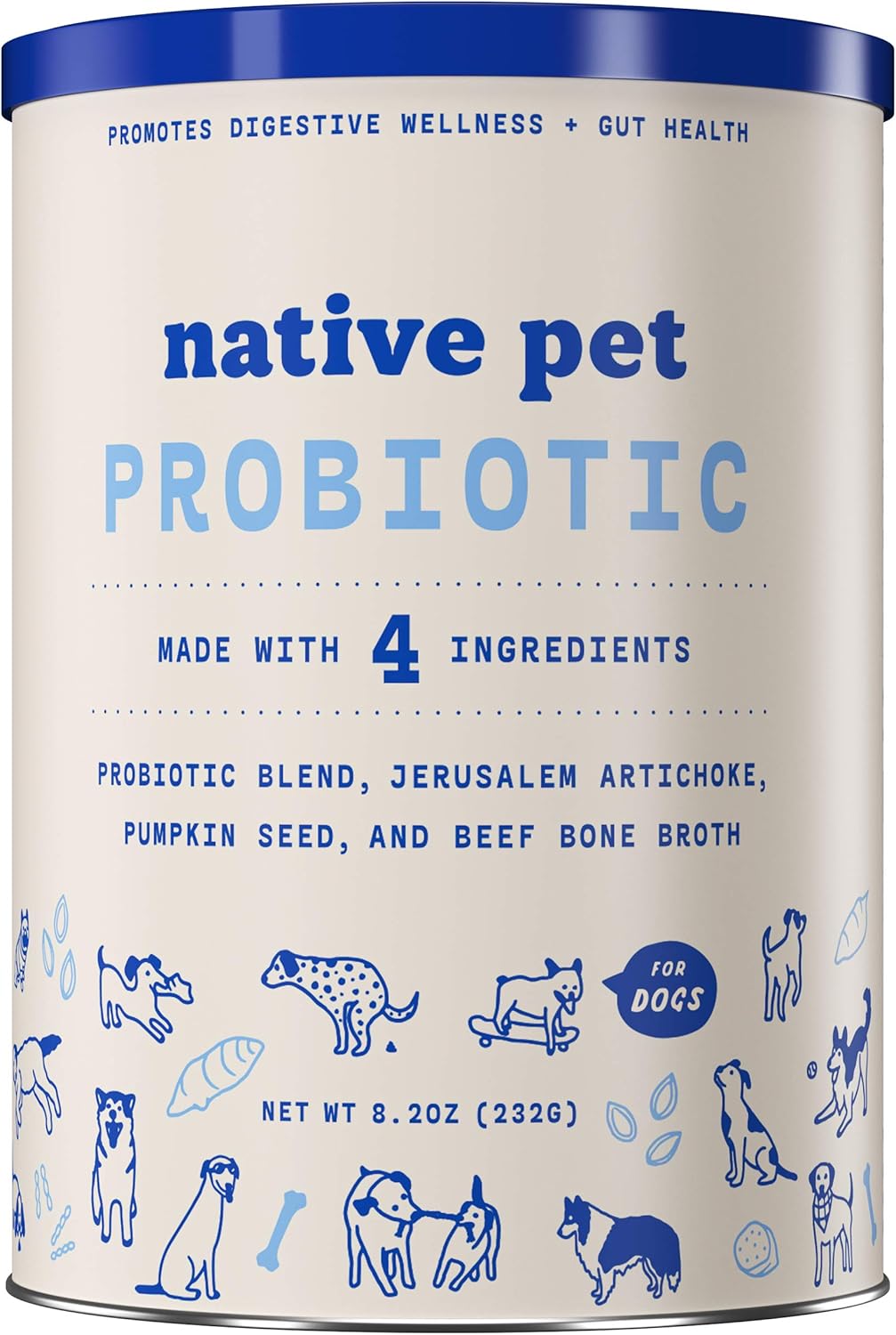 Vitaminas Probiótico para perros Polvo probiótico