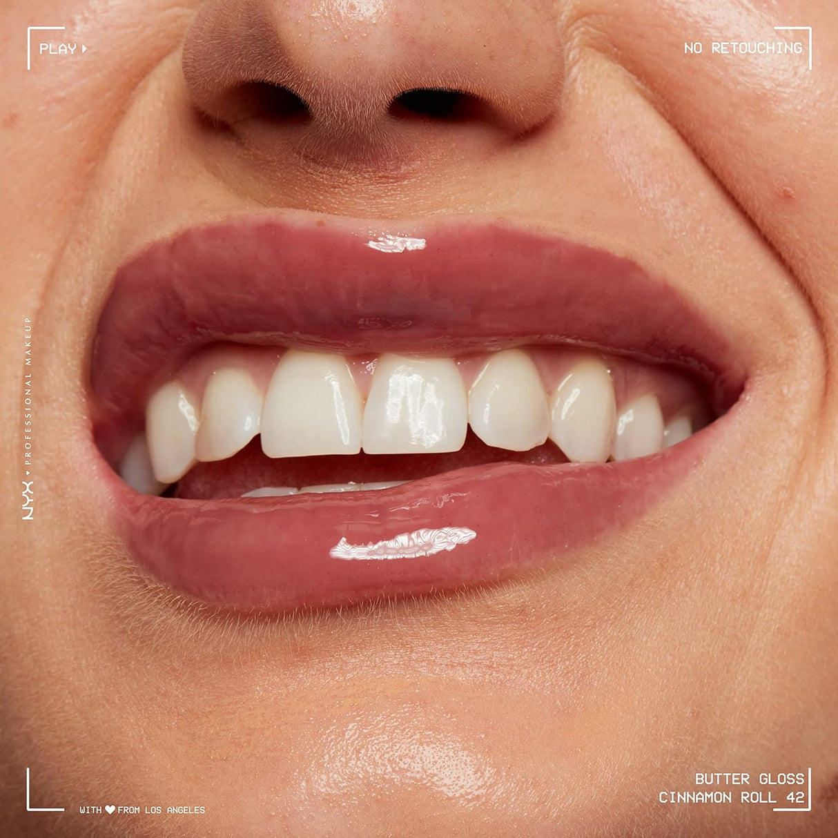 Brillo labial butter gloss NYX profesional Cinnamon Roll