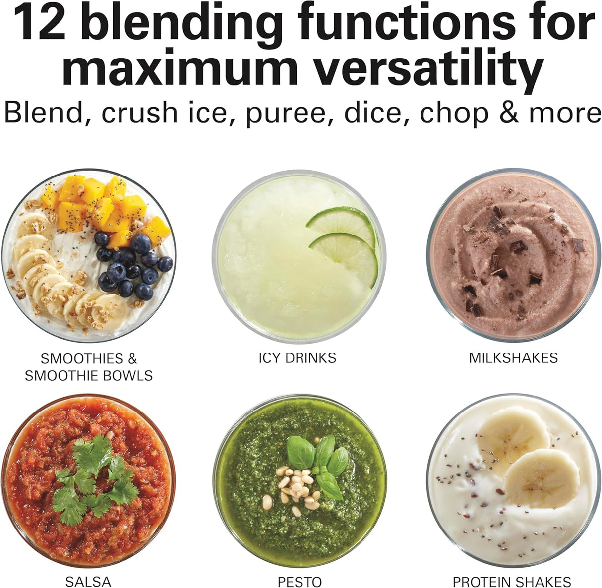 Licuadora Hamilton Beach Power Elite 700W, 12 Funciones, 58148A