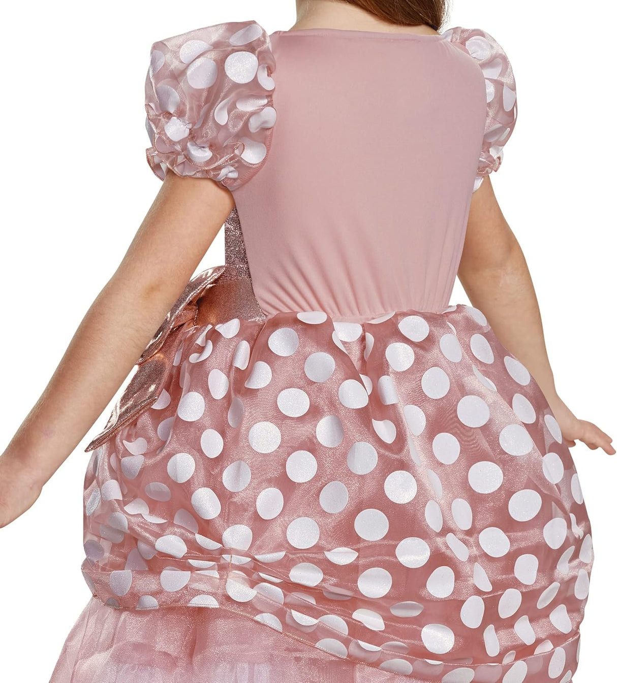 Disfraz infantil de Minnie de oro rosa talla XS