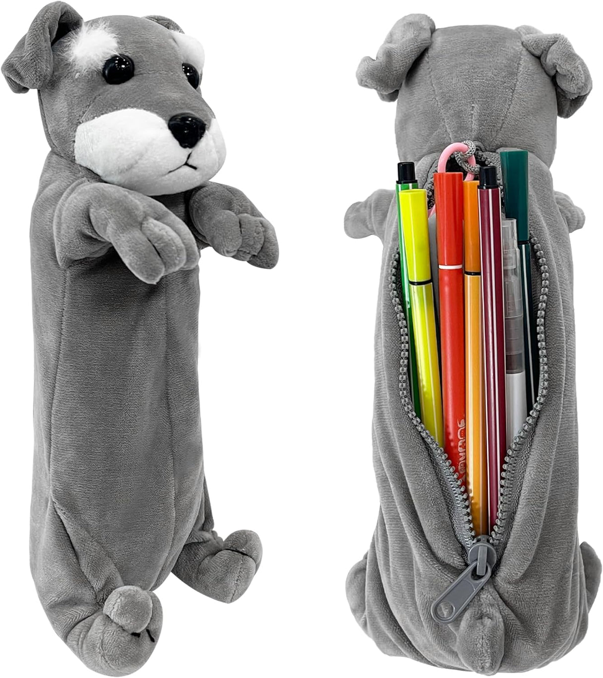 Estuche para Niños 3D de Peluche Animal Perro Dinosaurio