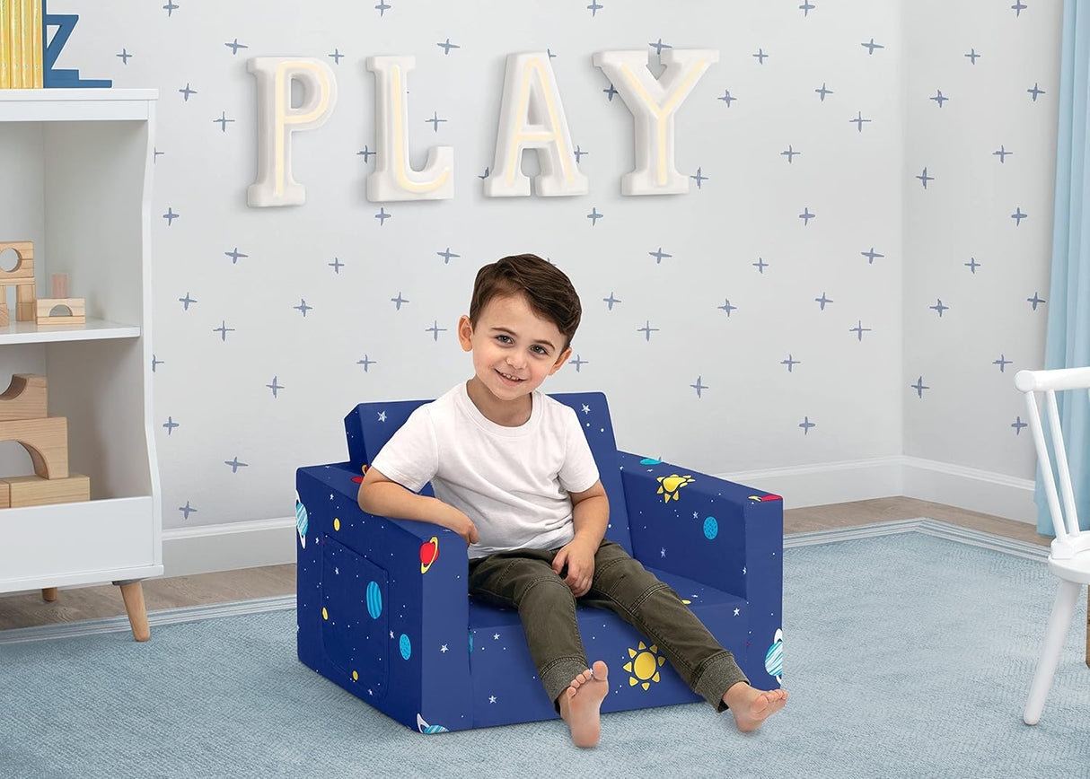 Silla transformable en cama cómoda para niños Delta Children
