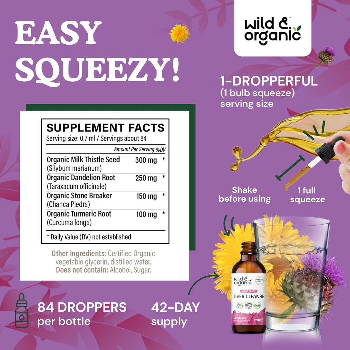 Tintura de desintoxicación y reparación de hígado