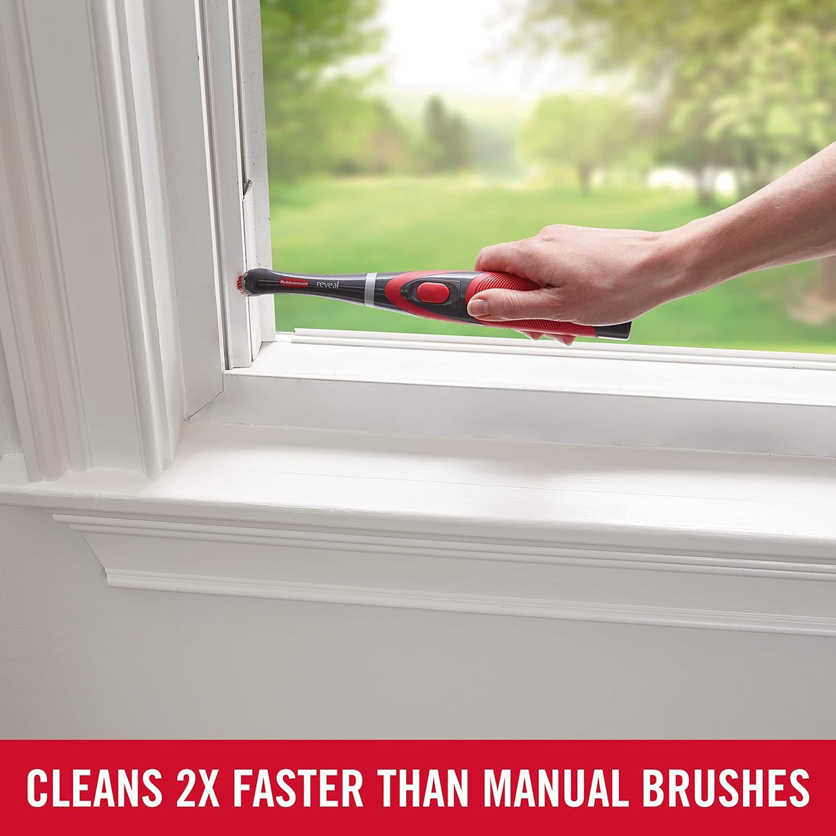 Cepillo Eléctrico Rubbermaid Reveal, Resistente al Agua, Cordless