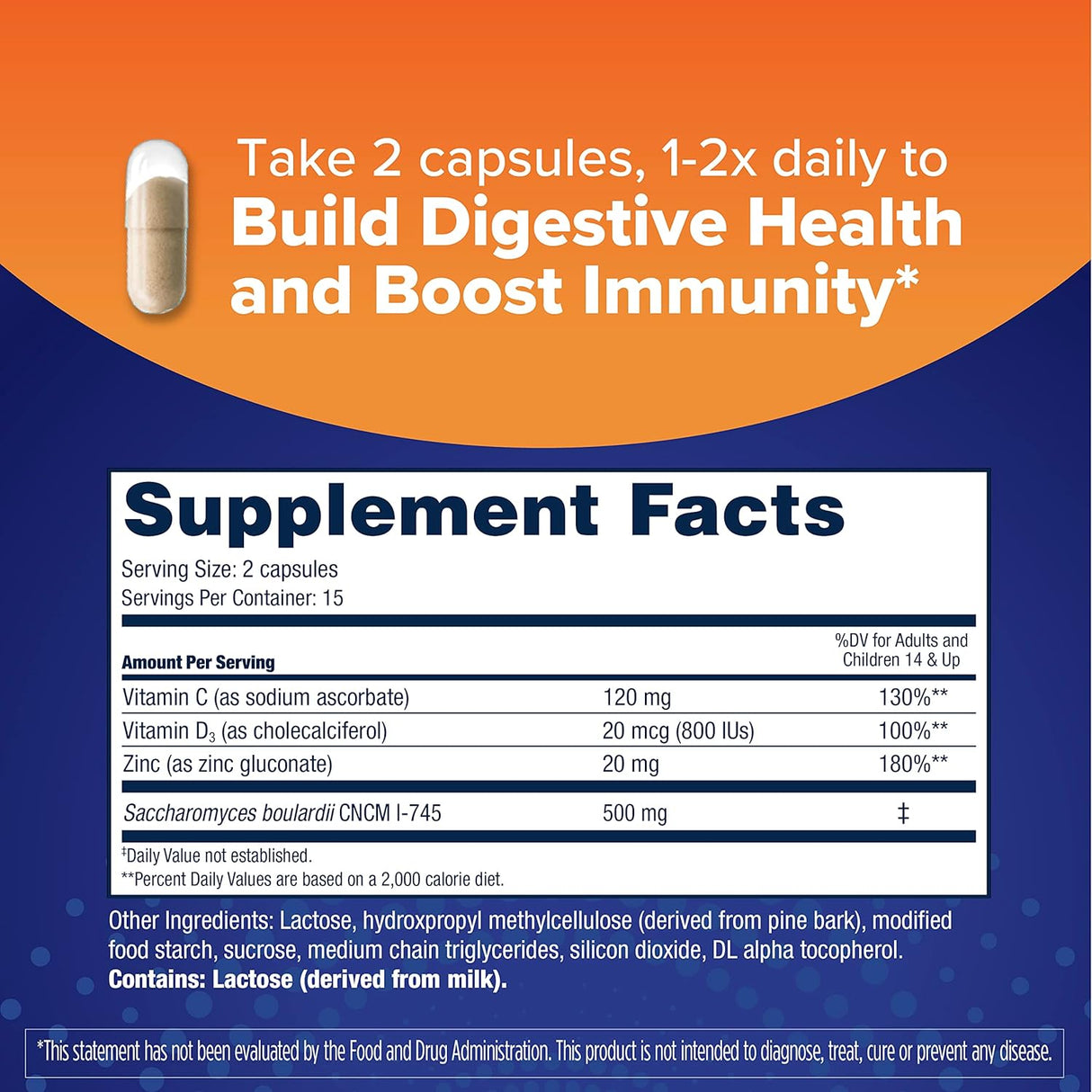 Suplemento Probiótico y de Apoyo Inmunitario Diario