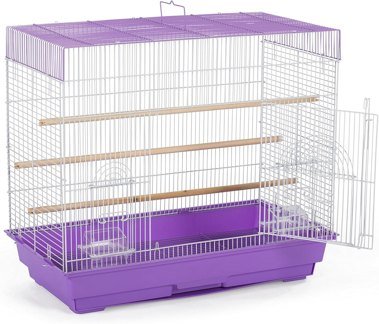 Jaula de vuelo Lila y Blanco Prevue Pet Products SP1804-3