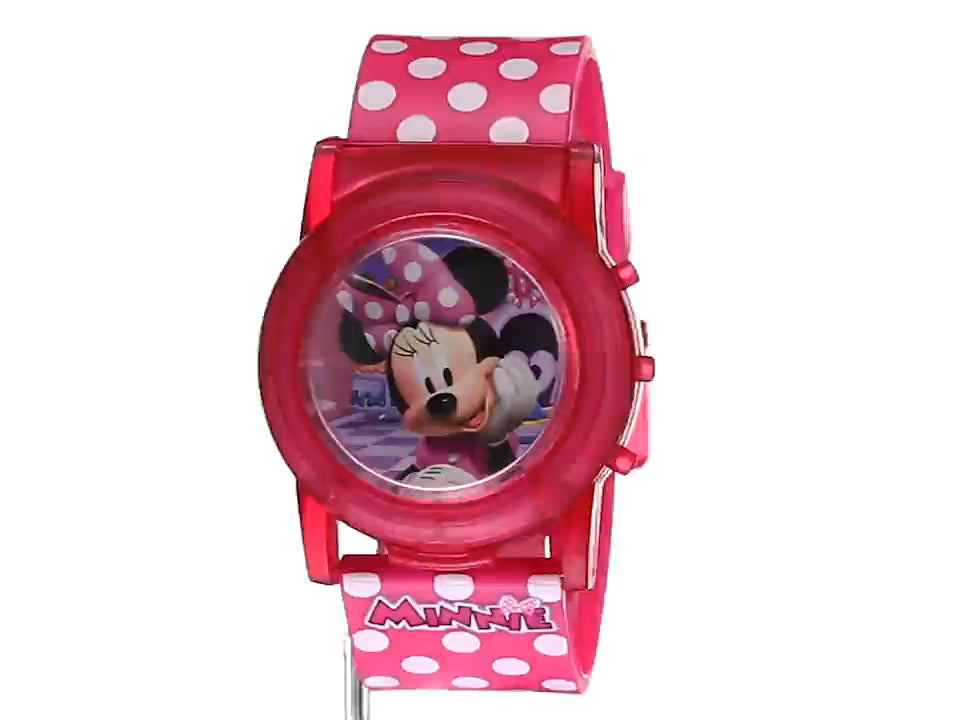 Disney Minnie Mouse Boutique LCD Pop reloj musical