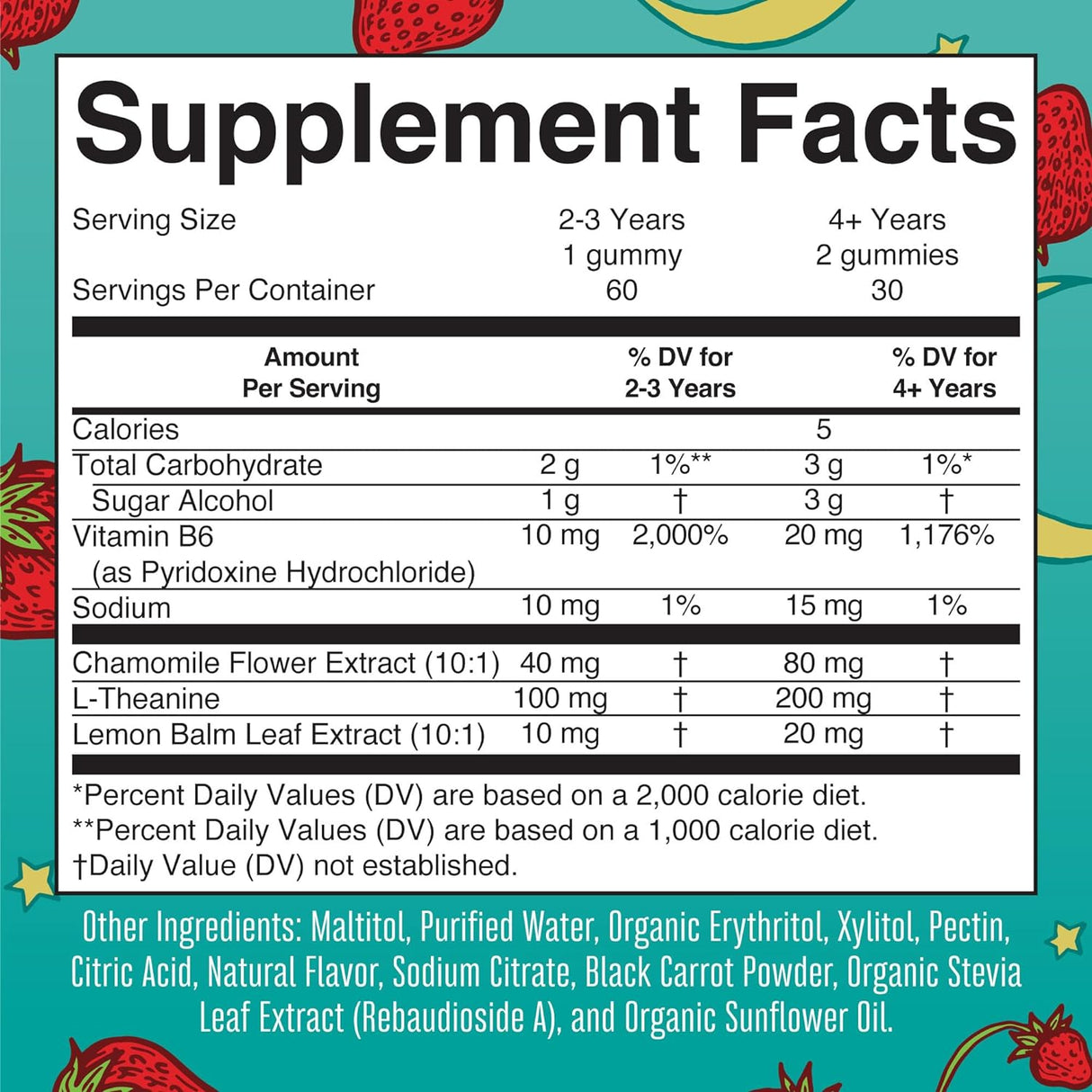 MaryRuth Organics Gomitas de apoyo para dormir para niños