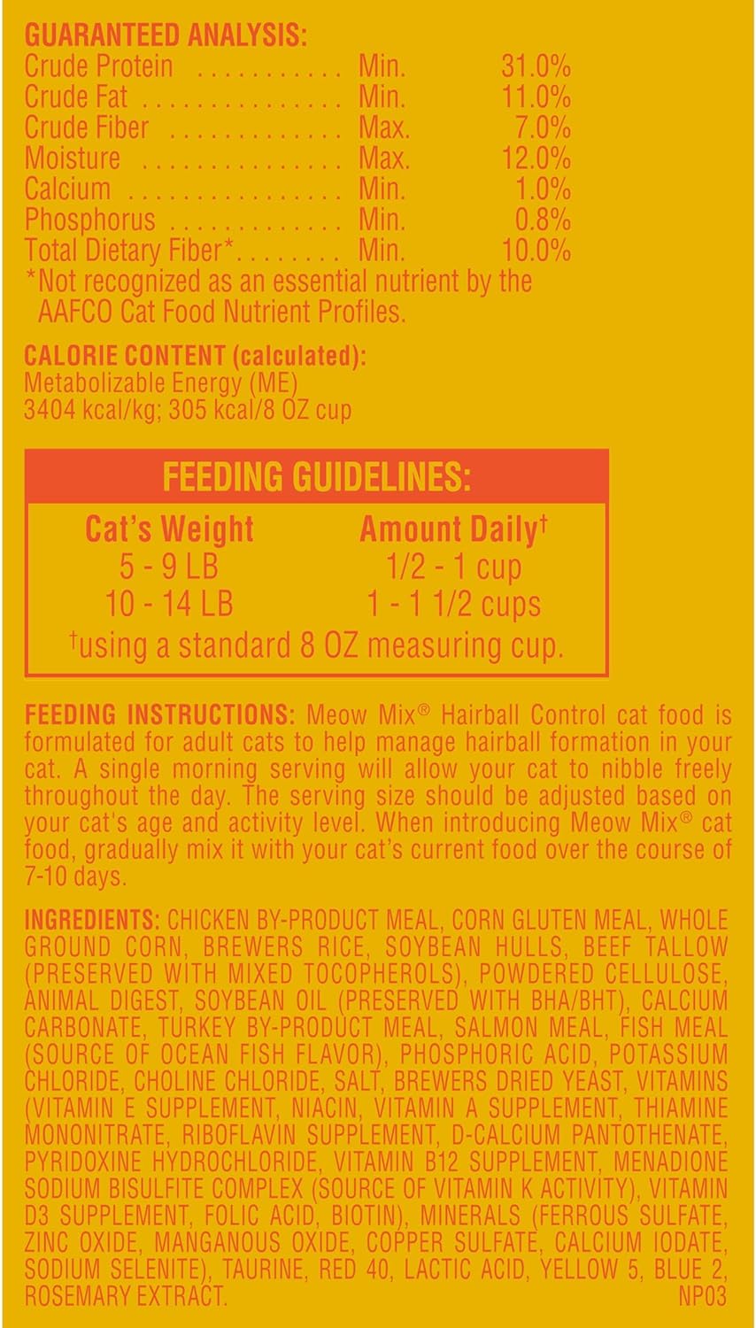 Alimento seco Meow Mix para gatos