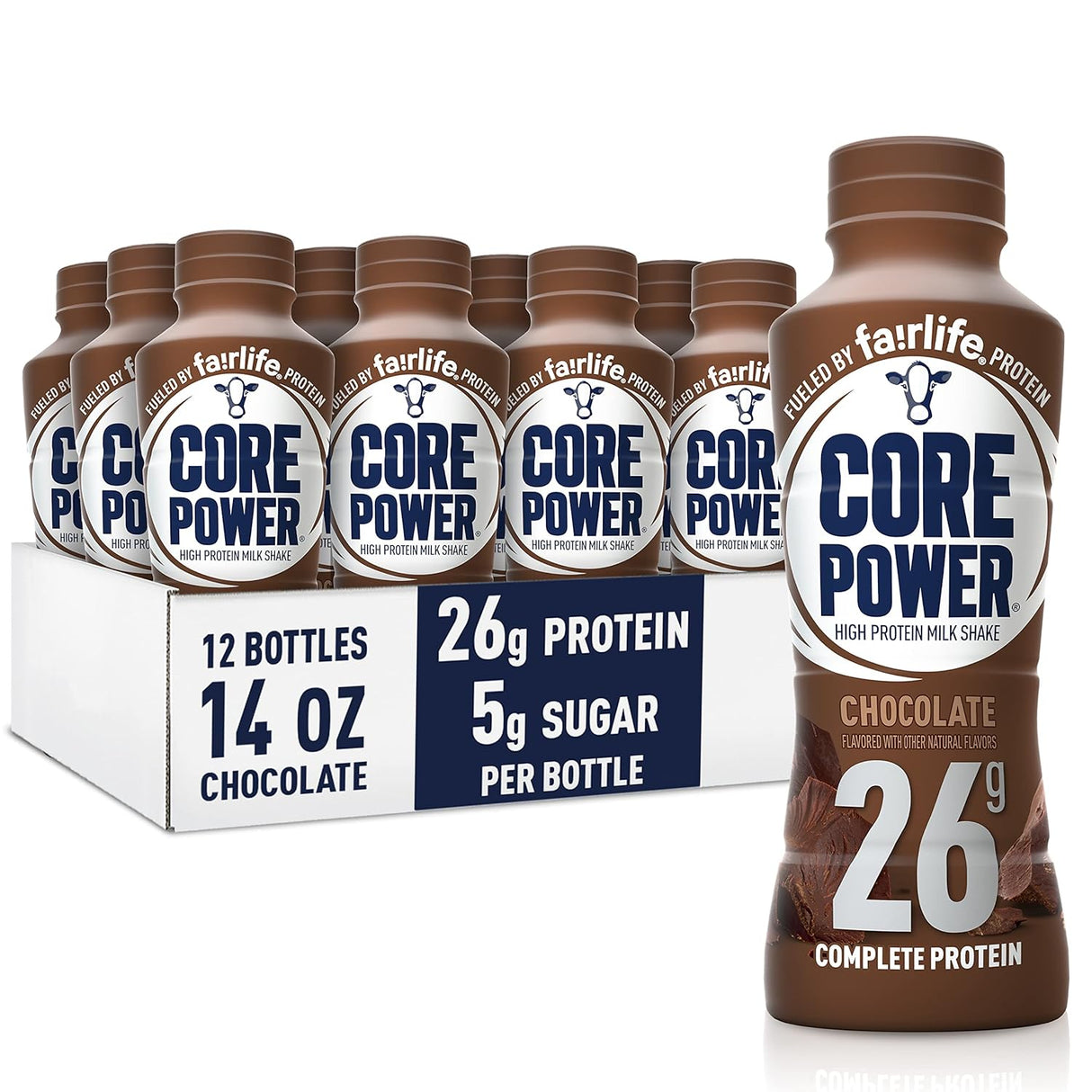 Batido de Proteína Core Power, 26g, 14oz, Paquete de 12