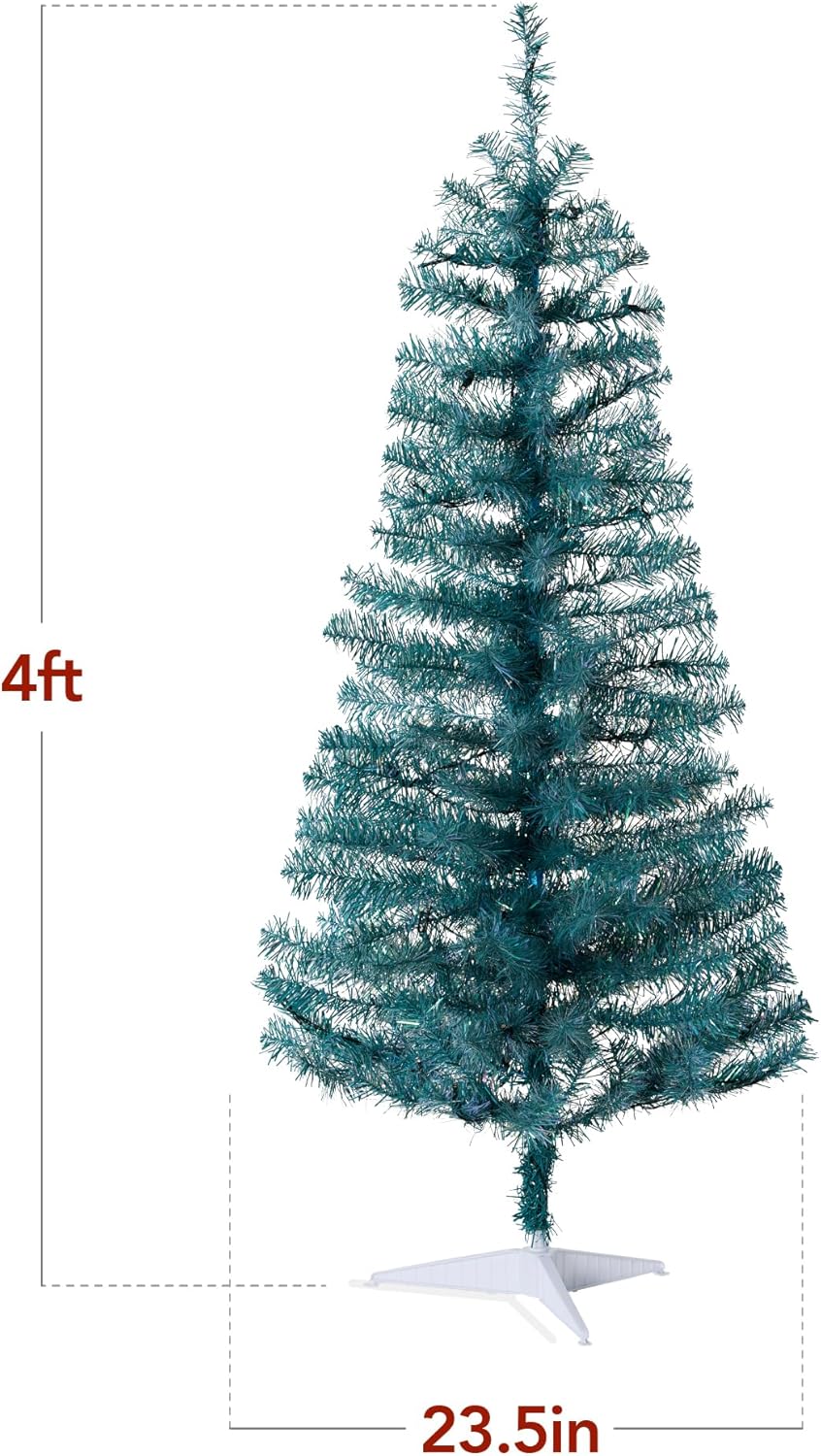 Árbol de Navidad Artificial 4ft Best Choice Products, Pre-iluminado