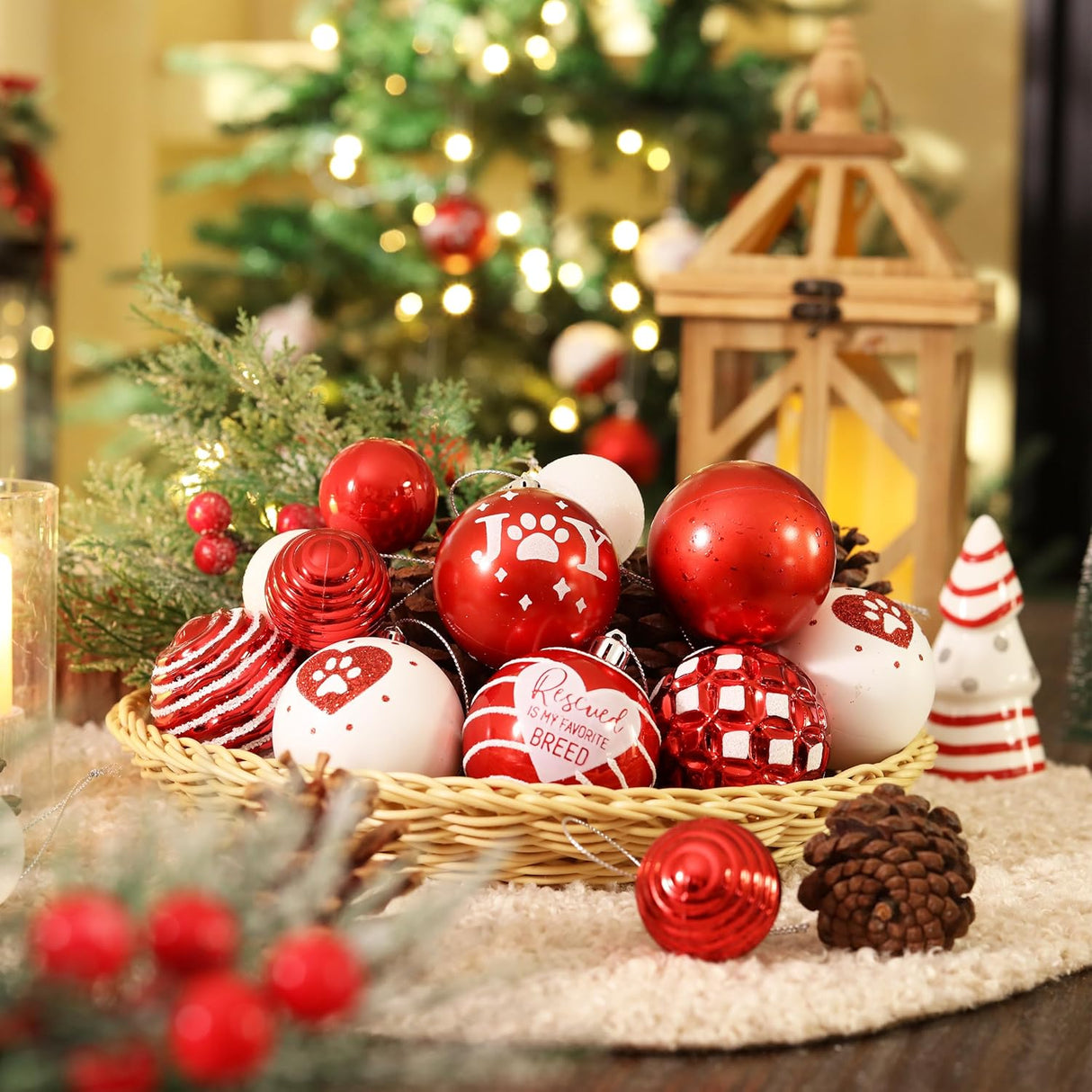 Adornos Navideños DecorbyHannah, 21ct Temática de Mascotas