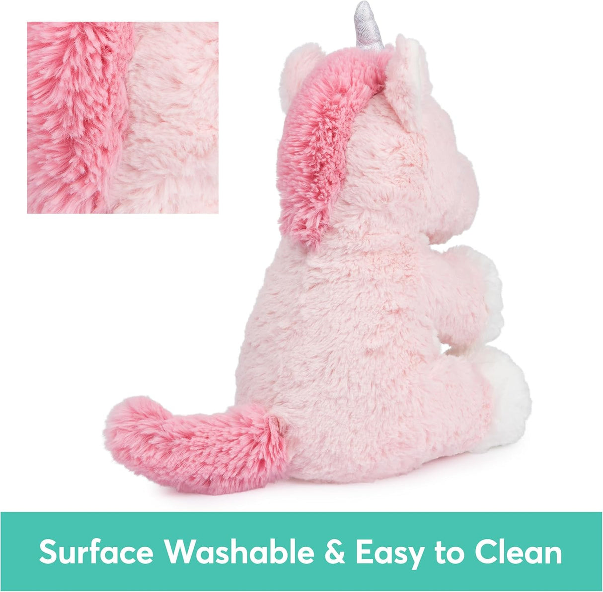 GUND Alora Unicorn Peluche Animado, Canta ABC y 123, 11”