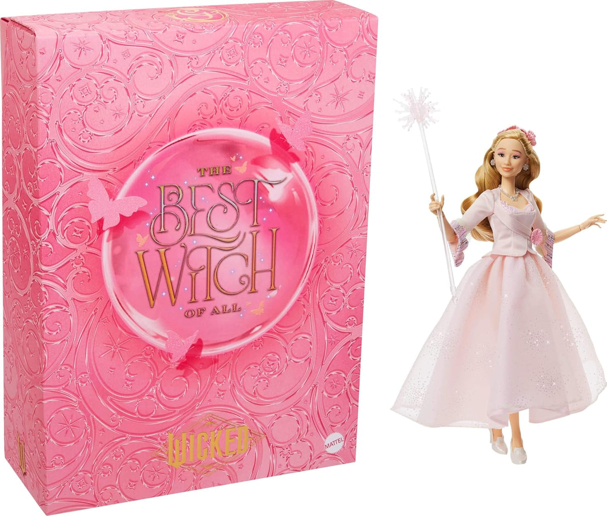Muñeca Glinda Colección Mattel Universal Pictures Wicked: para Bueno Exclusiva