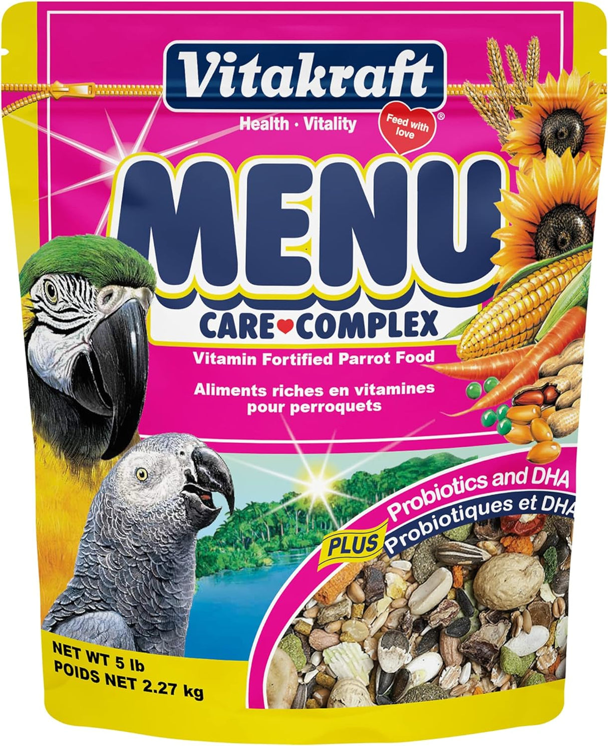 Vitakraft Alimento para loros, 5 libras (paquete de 1)