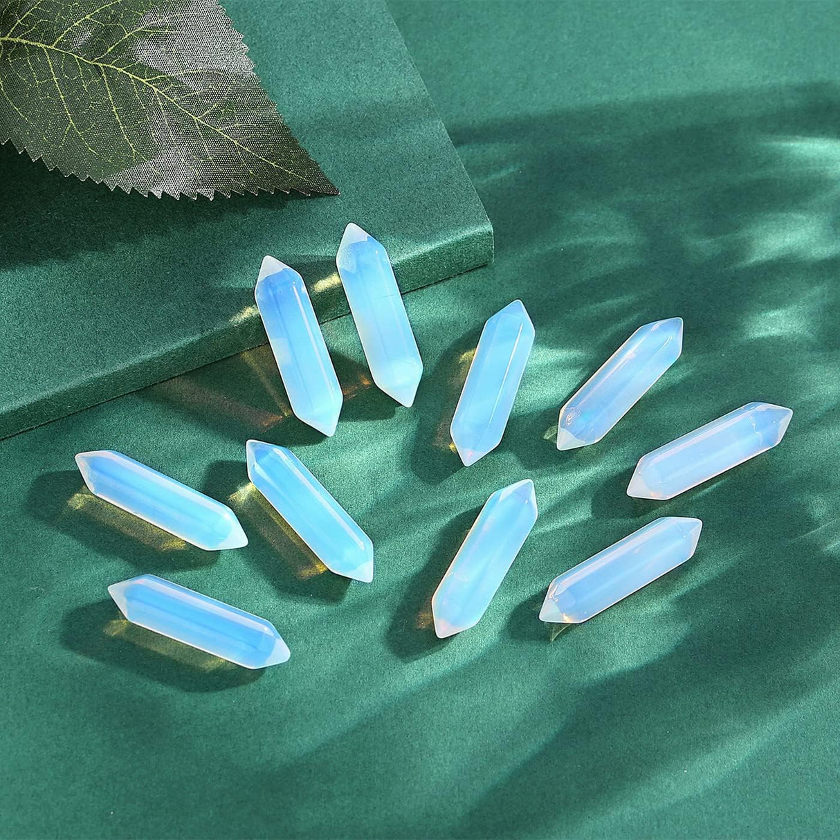 Varitas de Cristales de Opalita para Meditación y Reiki